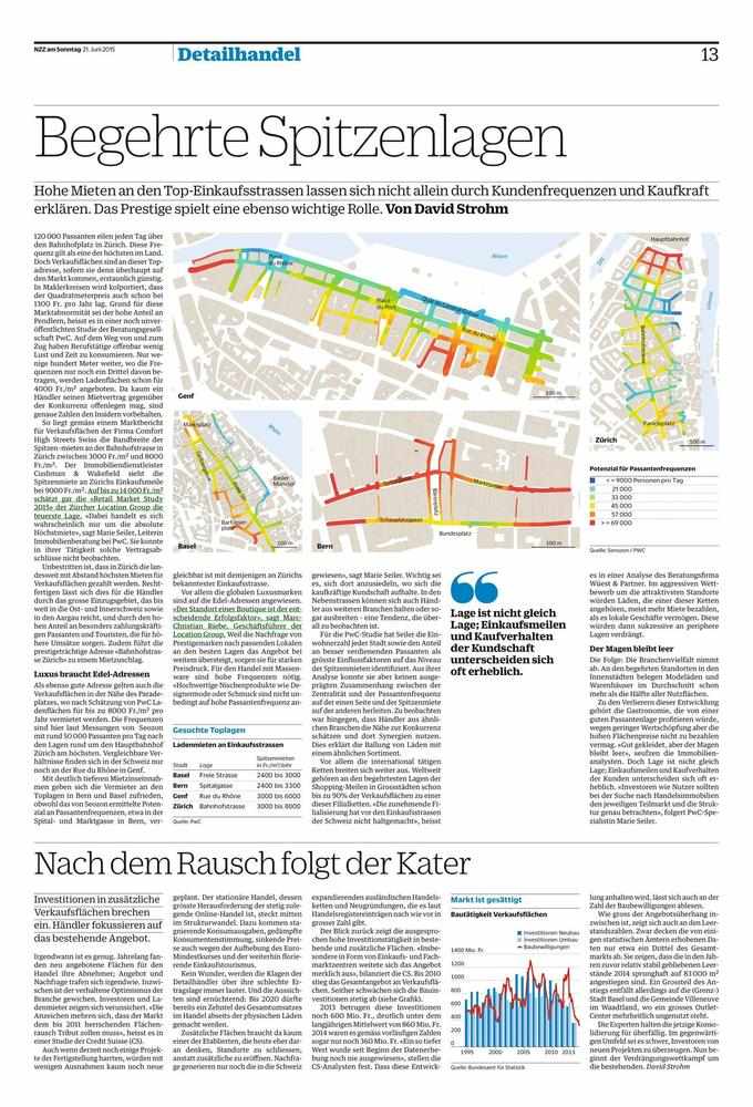 Begehrte Spitzenlagen